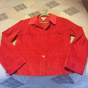 EUC Talbots Velvety Pink Blazer Sz 12